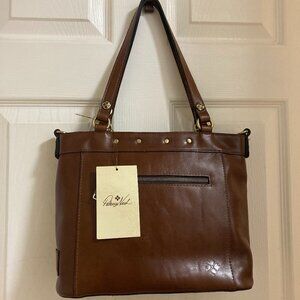 Patricia Nash Brown Leather Tote Bag
